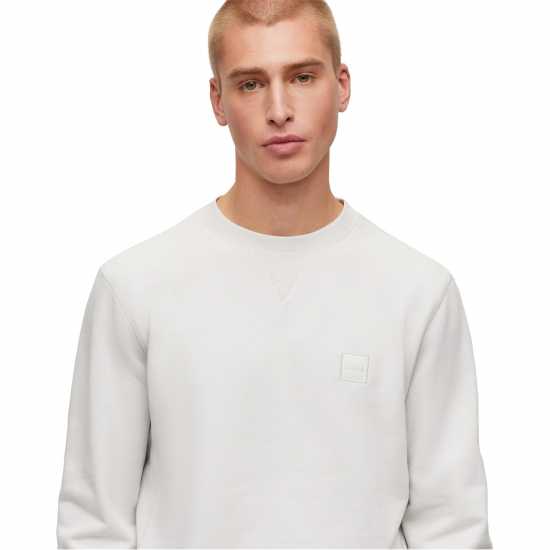 Hugo Boss Boss Westart Crew Sweatshirt Бледо сив 057 