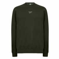 Reebok Classic Washed Sweatshirt Adults Поп зелено Мъжко облекло за едри хора