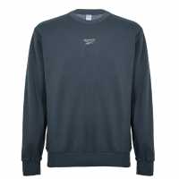 Reebok Classic Washed Sweatshirt Adults Димно индиго Мъжко облекло за едри хора