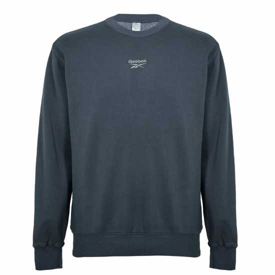 Reebok Classic Washed Sweatshirt Adults Димно индиго Мъжко облекло за едри хора