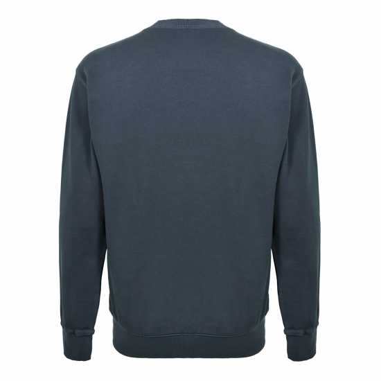 Reebok Classic Washed Sweatshirt Adults Димно индиго Мъжко облекло за едри хора