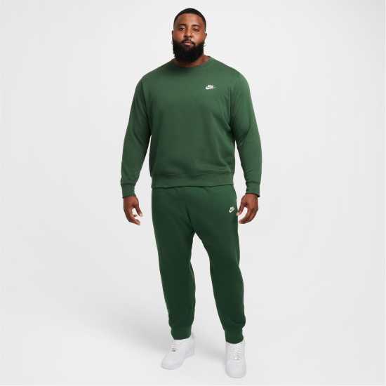 Nike Sportswear Club Crew Зелено/Бяло 