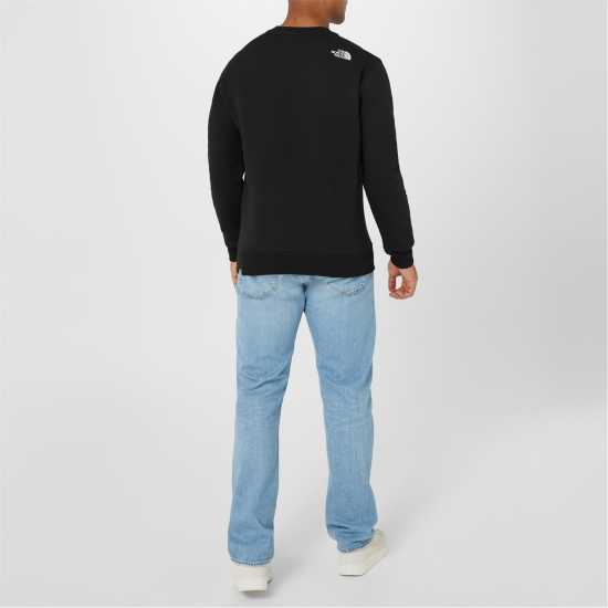 The North Face Drew Peak Sweater KY4 Черно/Бяло Мъжки горнища на анцуг