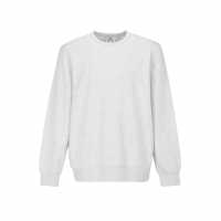 Slazenger Мъжки Пуловер Обло Деколте Fleece Crew Sweater Mens Ледена марла Мъжки горнища на анцуг