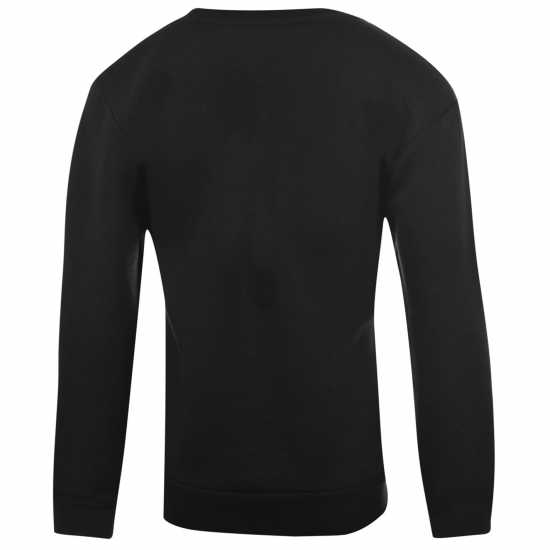 Slazenger Fleece Crew Sweater Junior Boys Черно Детски суитчъри и блузи с качулки