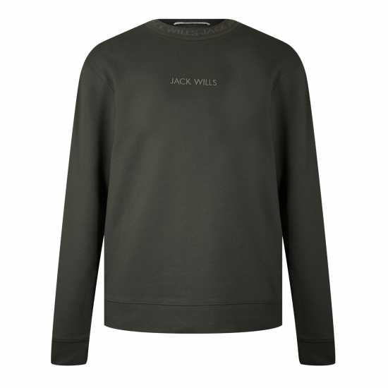 Jack Wills Jacquard Crew Sweatshirt Лист 