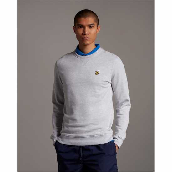 Lyle And Scott Sweatshirt D24 Lgt Grey Ml 