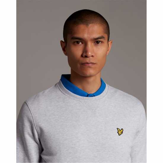 Lyle And Scott Sweatshirt D24 Lgt Grey Ml 