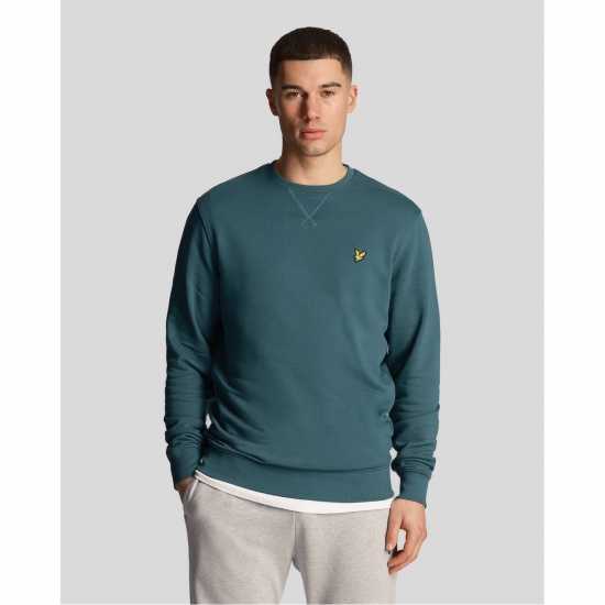 Lyle And Scott Sweatshirt Мал Грийн W746 