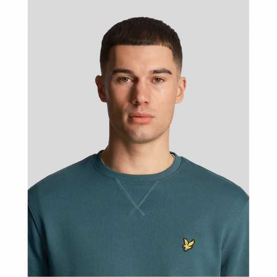 Lyle And Scott Sweatshirt Мал Грийн W746 