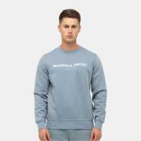 Marshall Artist Artist Stampa Crewneck Sweatshirt Нардо Сиво 