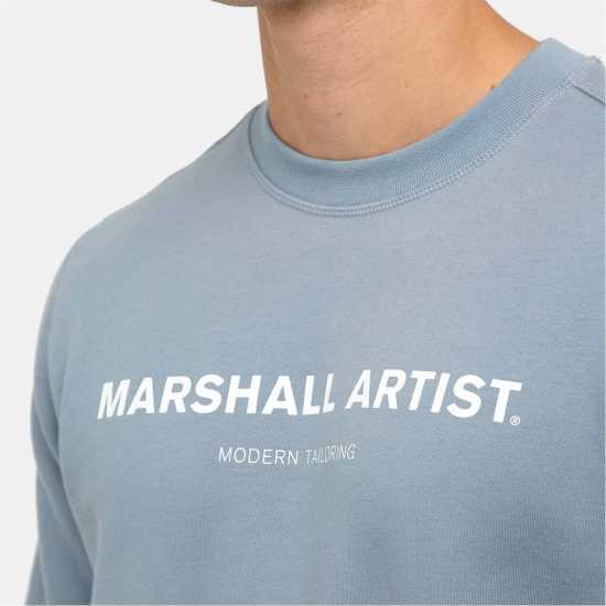 Marshall Artist Artist Stampa Crewneck Sweatshirt Нардо Сиво 