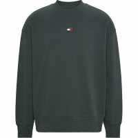 Tommy Jeans Badge Sweatshirt Угъл Чаркол 