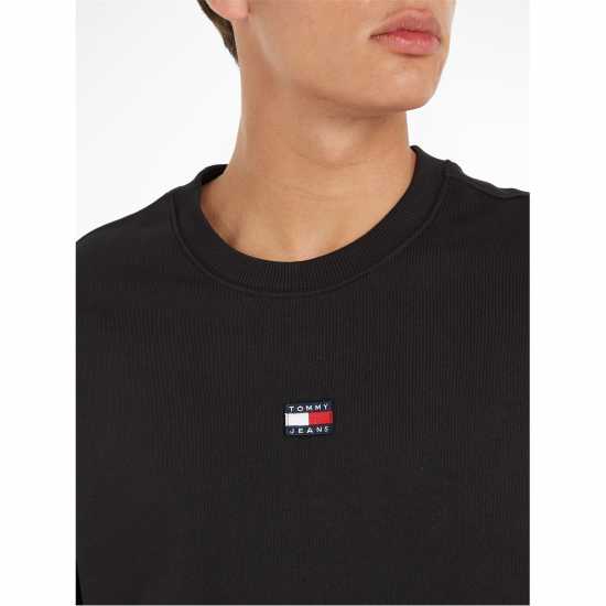 Tommy Jeans Badge Sweatshirt Черно BDS 