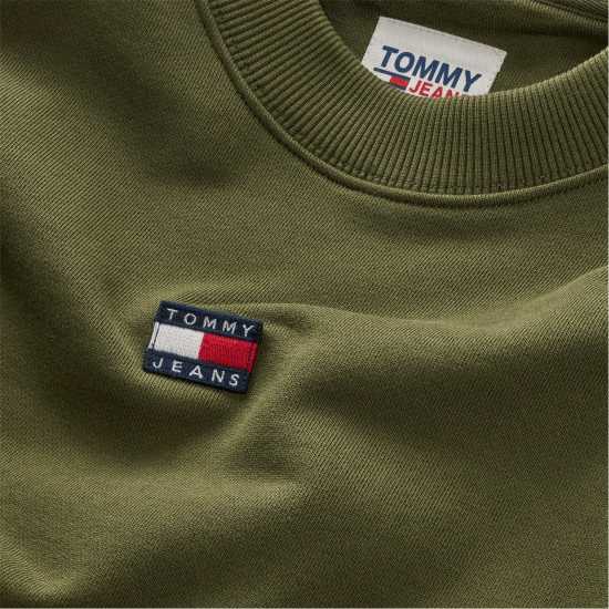 Tommy Jeans Badge Sweatshirt Зелен MR1 