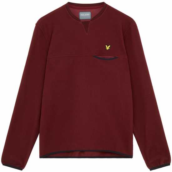 Lyle And Scott Lyle Micro Flc Crew Sn99  