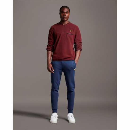 Lyle And Scott Lyle Micro Flc Crew Sn99  