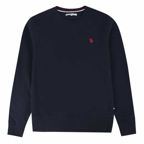 Us Polo Assn Small Sweatshirt Нави блейзър Мъжко облекло за едри хора