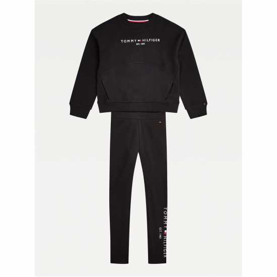 Tommy Hilfiger Girls Essential Sweater And Legging Set