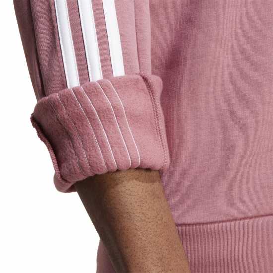 Adidas Mens Crew 3-Stripes Pullover Sweatshirt Бордово 