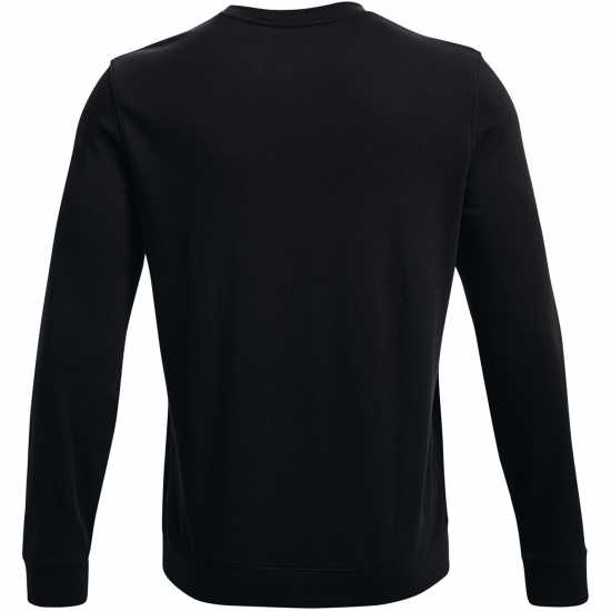 Under Armour Мъжки Пуловер Обло Деколте Armour Rival Terry Crew Sweater Mens Черно Мъжки горнища на анцуг