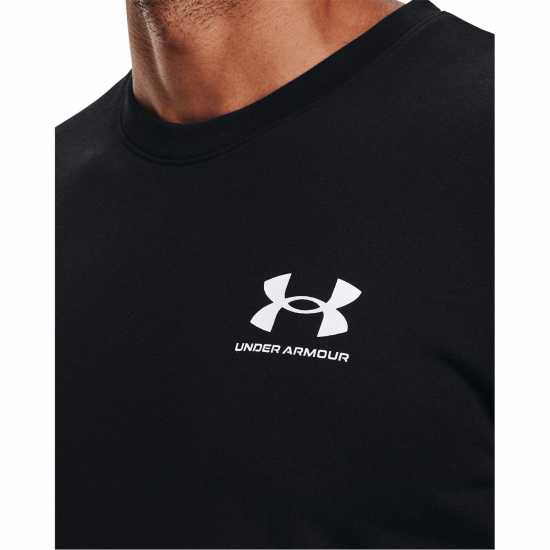 Under Armour Мъжки Пуловер Обло Деколте Armour Rival Terry Crew Sweater Mens Черно Мъжки горнища на анцуг