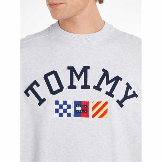 Tommy Jeans Tj Arc Cb Boxy Crew Сиво PJ4 