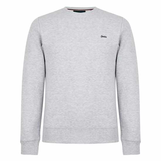 Superdry Блуза Обло Деколте Basic Crew Neck Sweatshirt Сив 5WB 