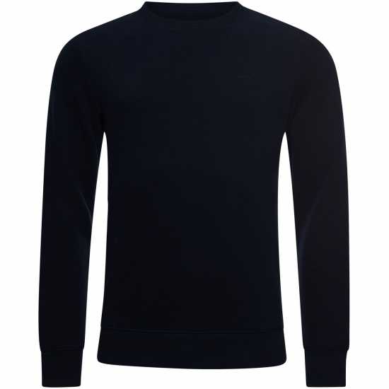 Superdry Блуза Обло Деколте Basic Crew Neck Sweatshirt Изтъкло Нви 98T 