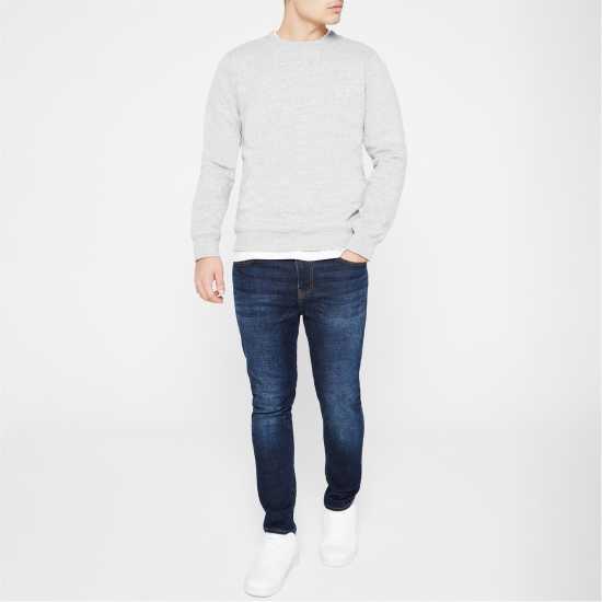 Superdry Блуза Обло Деколте Basic Crew Neck Sweatshirt Сив Марл ЗУК 