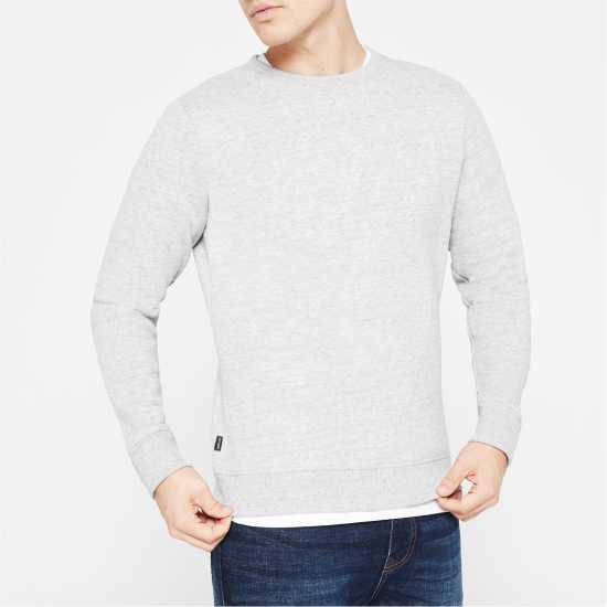 Superdry Блуза Обло Деколте Basic Crew Neck Sweatshirt Сив Марл ЗУК 