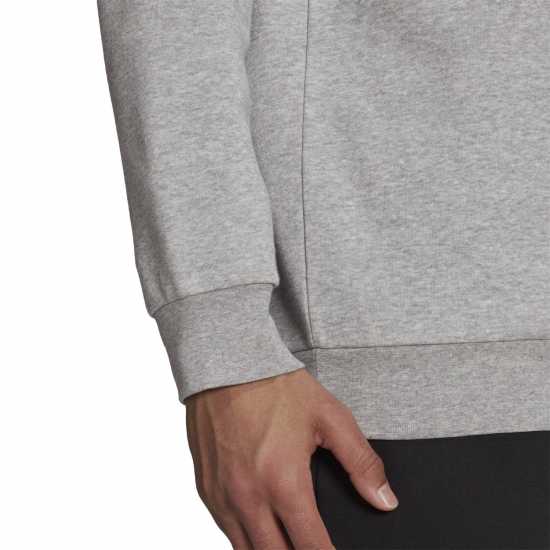 Adidas Feelcozy Essentials Fleece Sweatshirt Сиво топло/Черно 