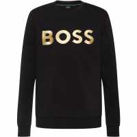 Hugo Boss Boss Salbo 1 Crew Sweater Черно/Злато 001 Fathers Day