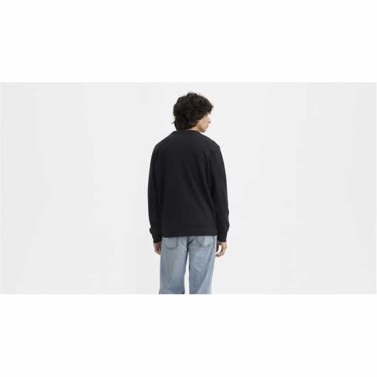 Levis T2 Graphic Crew Sweatshirt Пиратско черно 