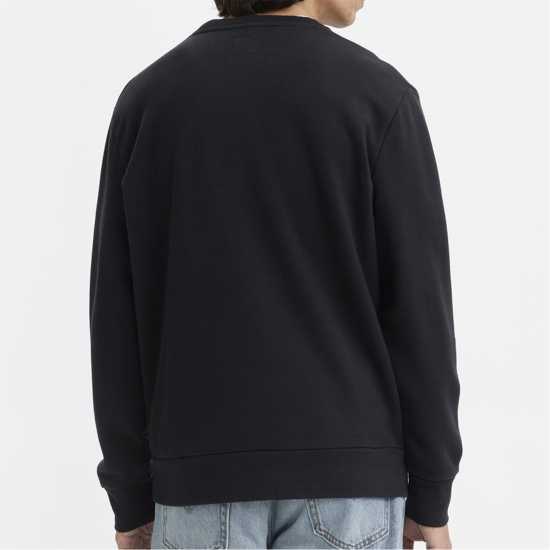 Levis T2 Graphic Crew Sweatshirt Пиратско черно 