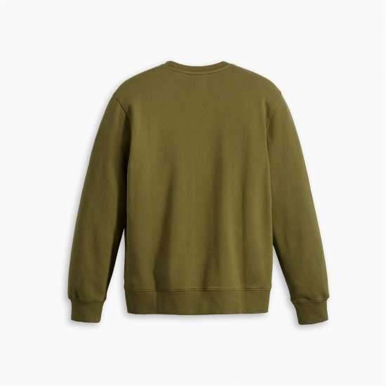 Levis New Original Crew Neck Sweater Морска Мох 