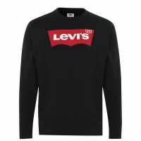 Levis Batwing Crew Sweatshirt Център черен 