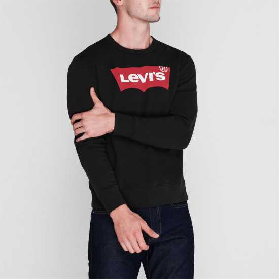 Levis Batwing Crew Sweatshirt Център черен 