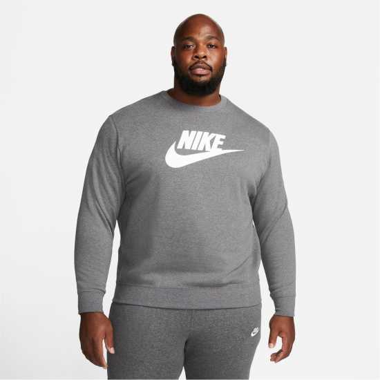 Nike Sportswear Club Fleece Men's Graphic Crew Sweater  Мъжко облекло за едри хора