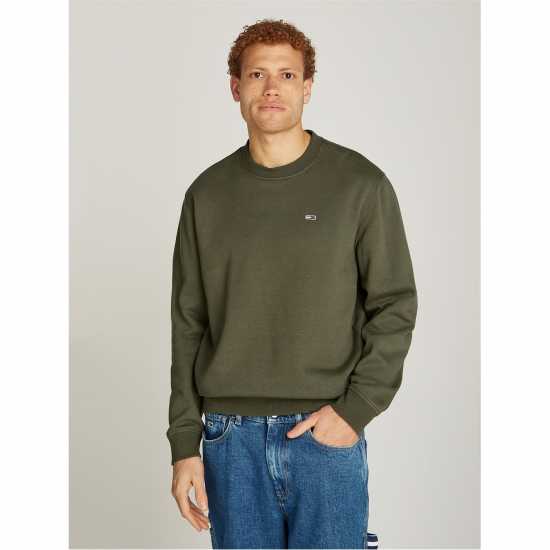 Tommy Jeans Neck Sweatshirt Умора Зелено 