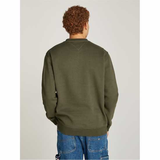 Tommy Jeans Neck Sweatshirt Умора Зелено 