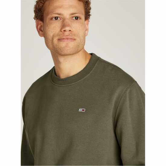 Tommy Jeans Neck Sweatshirt Умора Зелено 