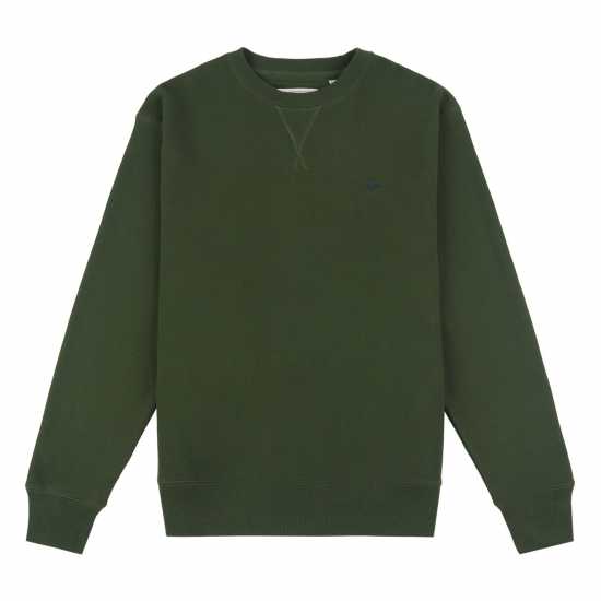 Jack Wills Belvue Crew Sweatshirt Зелено Комбу Мъжко облекло за едри хора