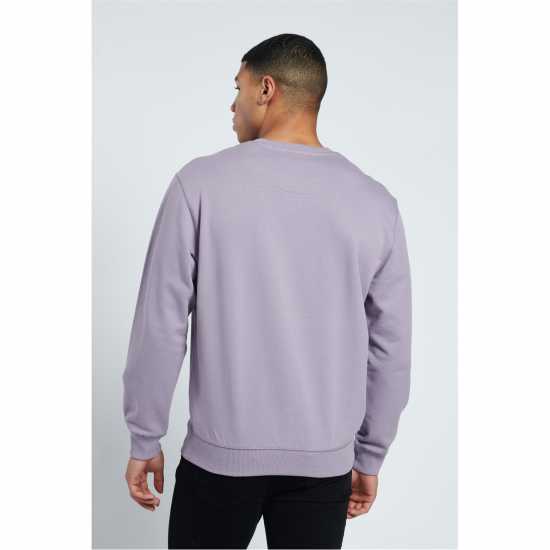 Jack Wills Belvue Crew Sweatshirt Лилава пепел Мъжки горнища на анцуг