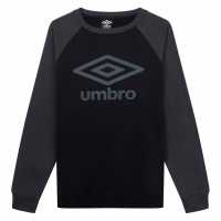 Umbro Raglan Sweat Men's Черно/Сиво 