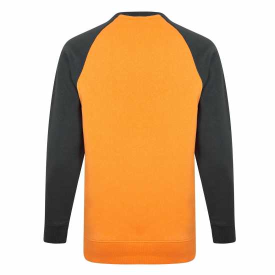 Umbro Raglan Sweat Men's Orange/Blue Мъжко облекло за едри хора