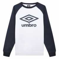 Umbro Raglan Sweat Men's Бяло/Синьо 