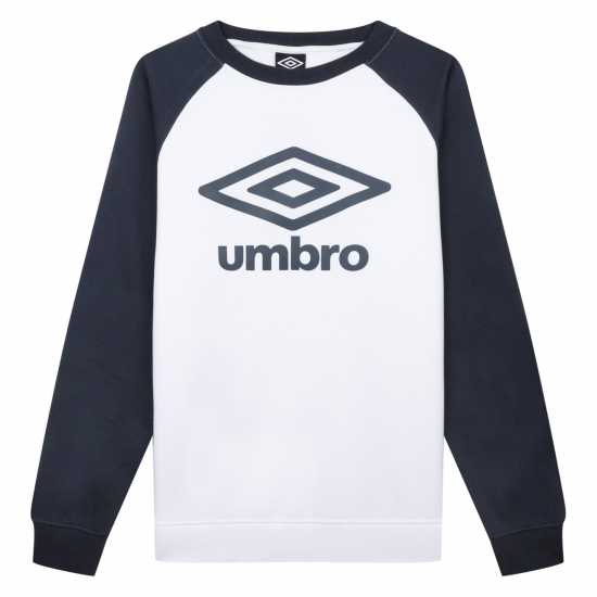 Umbro Raglan Sweat Men's Бяло/Синьо 