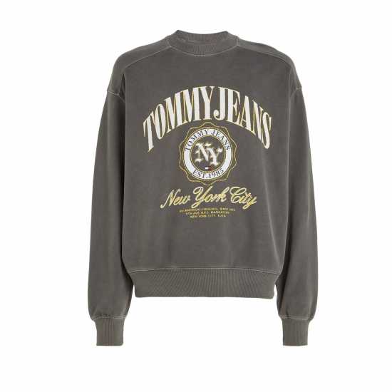 Tommy Jeans Tjm Boxy Luxe Varsity Crew  