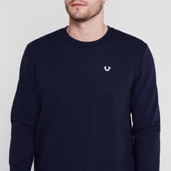 True Religion Horseshoe Sweatshirt Морска синьо 